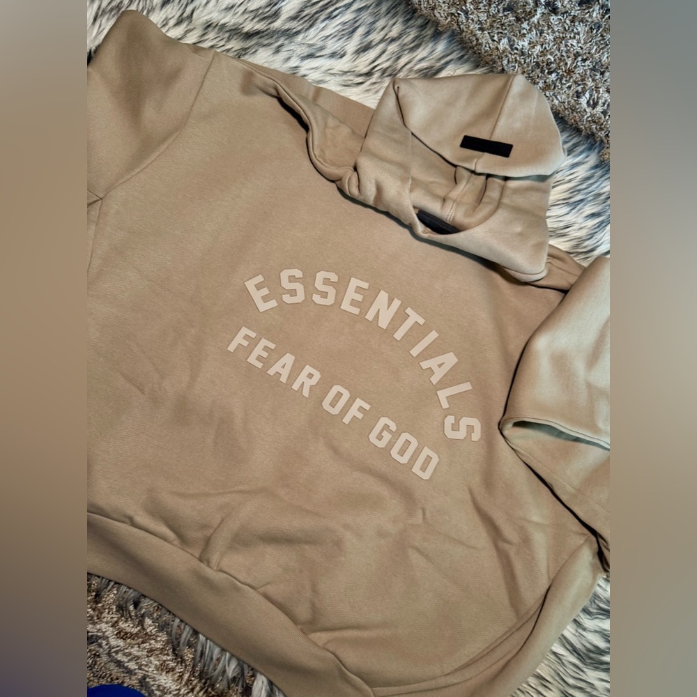 Fear of God Essentials Dusty Beige Hoodie